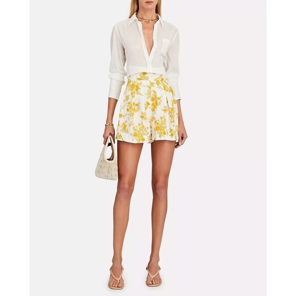 Nili Lotan Cotton Voile NL Buttondown Formal Shirt Top Cotton White XS 283750 - Picture 5 of 10